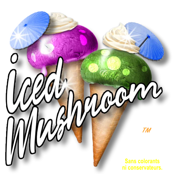un délicieux champignon glacé